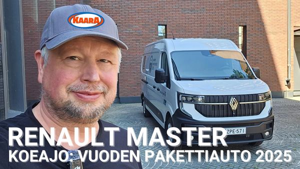 Uusi Renault Master 2025 – Euroopan vuoden pakettiauto vakuuttaa tilavuudellaan, ajettavuudellaan ja vaihtoehdoillaan