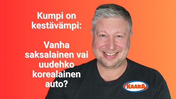 Kumpi on kestävämpi: vanha saksalainen vai uudehko korealainen auto?