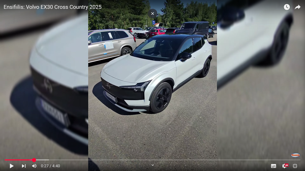 Volvo EX30 Cross Country – Pieni Volvo, mutta isoja odotuksia