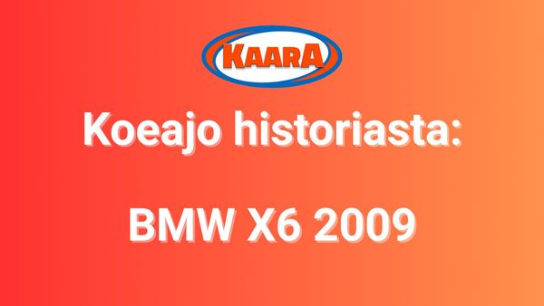 Vuonna 2009 Peter "Petsku" Geitelin koeajossa oli BMW X6 M – järjetön, mutta ihmeellinen voimanpesä