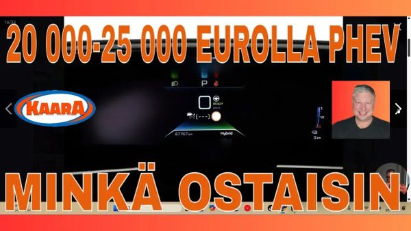 Paras käytetty ladattava hybridi 20 000–25 000 eurolla – KaaraTV:n valinta perhekäyttöön