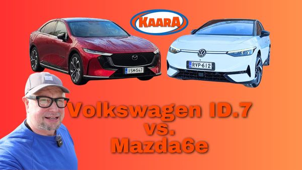 Volkswagen ID.7 vs. Mazda6e – kaksi uutta sähköistä perheauton tähtituotetta vertailussa
