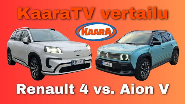 KaaraTV Podcast: Renault 4 E Tech Electric vs. Aion V – Kumpi sähköautouutuus vie voiton KaaraTV:n vertailussa?