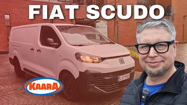 Koeajo: Fiat Scudo Professional: Italialainen haastaja tuo lisää voimaa ja säästöä tonniluokkaan