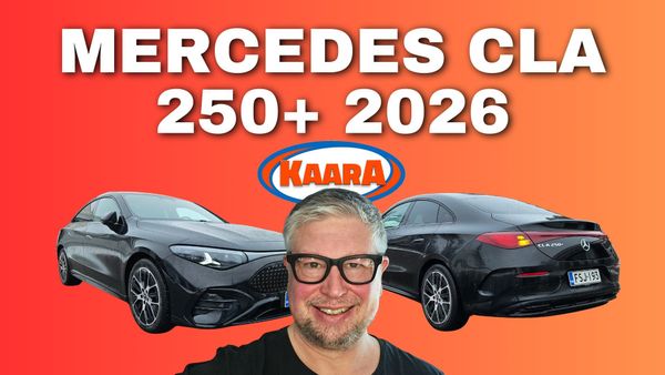 Koeajo: Mercedes-Benz CLA 250+ (2026): Onko tähti kirkkaampi kuin Teslan ruutu?