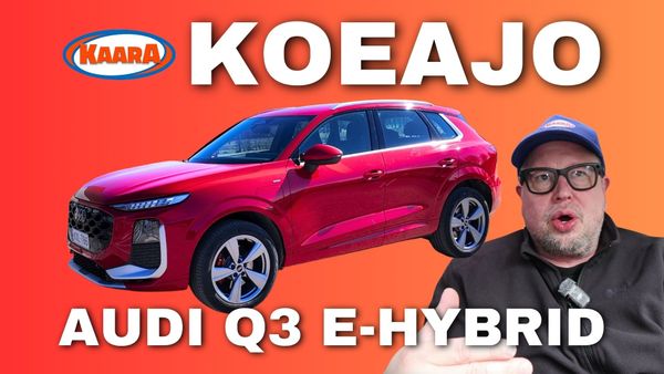 Koeajossa Audi Q3 e-Hybrid 2026 – Sivistynyttä matkantekoa ladattavan hybridin voimin