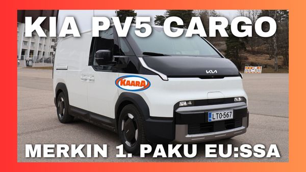 Koeajossa Kia PV5 Cargo 2026: Sähköpakettiautojen uusi mittapuu?