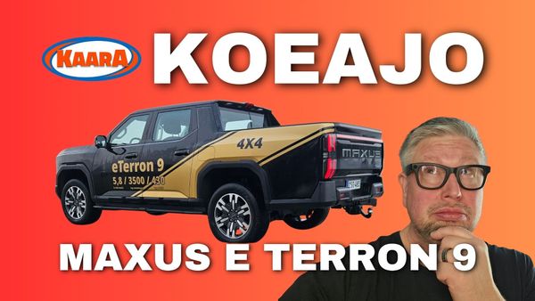 Koeajo: Maxus eTerron 9 – Sähköinen jättiläinen haastaa perinteiset pickup-markkinat