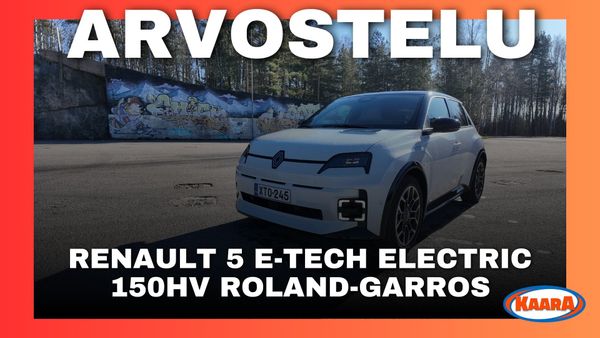Renault 5 E-Tech Roland Garros: Onko tässä tennisfanin unelma ja Euroopan autoteollisuuden pelastaja?