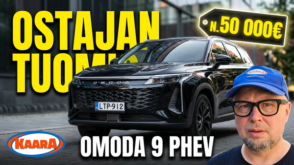 Ostajan tuomio: Omoda 9 PHEV AWD – 530 hevosvoimaa, hierovat penkit ja 50 000 euron kysymys