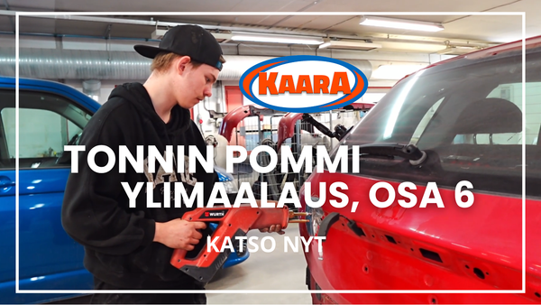 Auton ylimaalaus harrastajapohjalta: Osa 6 – Näin väännetty pelti vedetään suoraksi