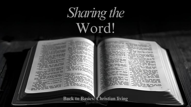 Sharing the Word!
