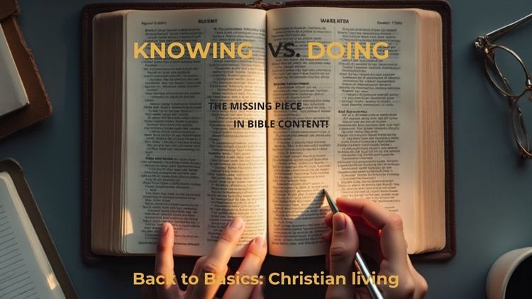 Knowing vs. Doing: The Missing Piece in Bible Content