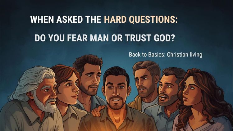 When Asked the Hard Questions: Do You Fear Man or Trust God?