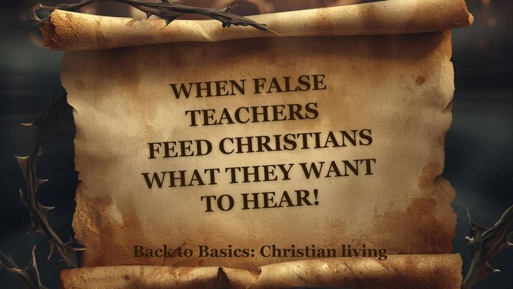 When False Teachers Feed Christians What They Want to Hear!