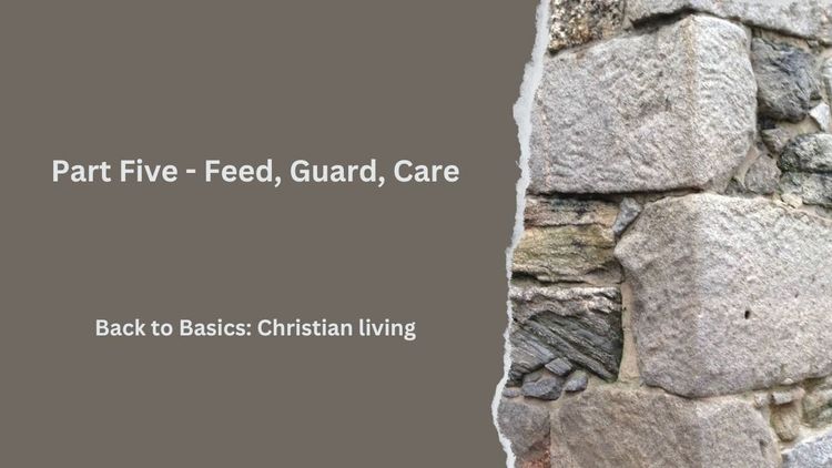 Part Five - Feed, Guard, Care