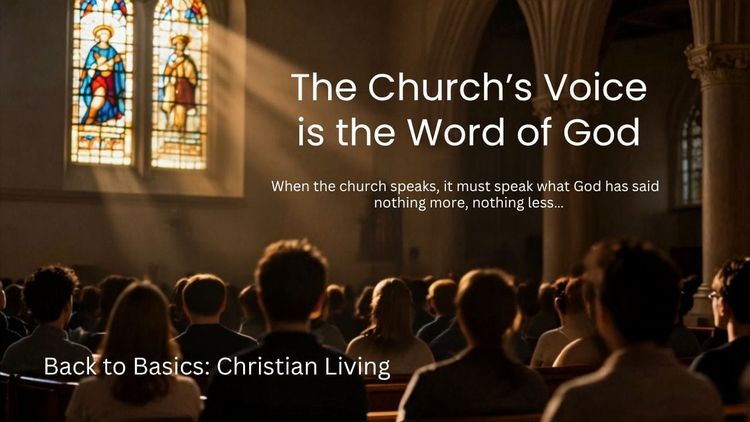 The Church's Voice is the Word of God