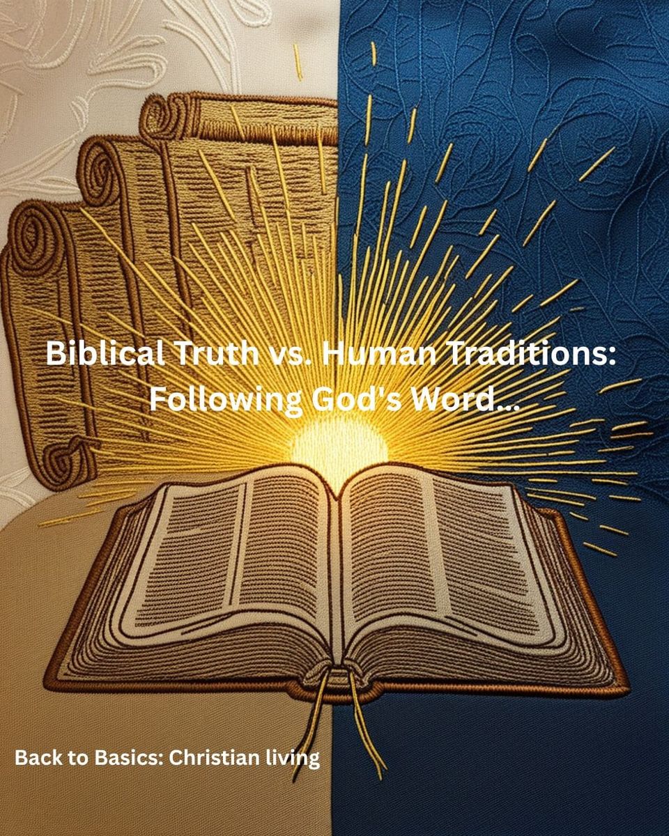 Biblical Truth vs. Human Traditions: Following God's Word…