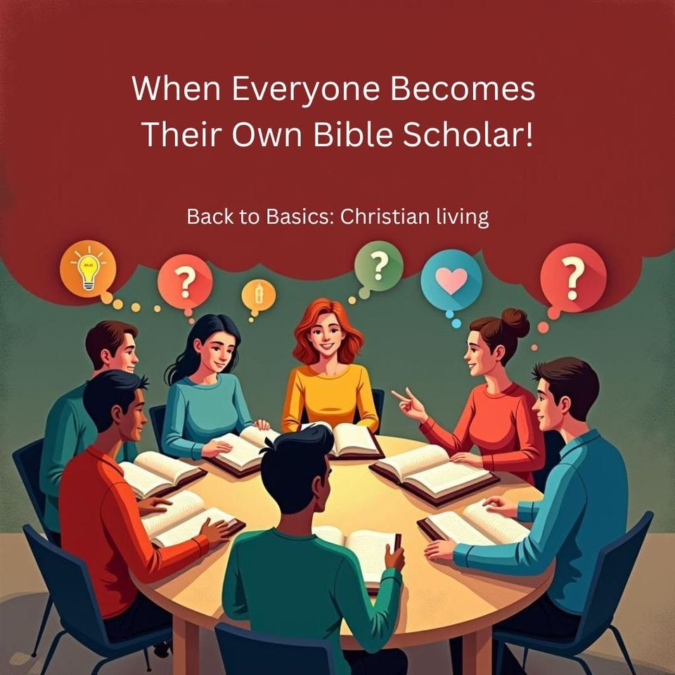 When Everyone Becomes Their Own Bible Scholar!