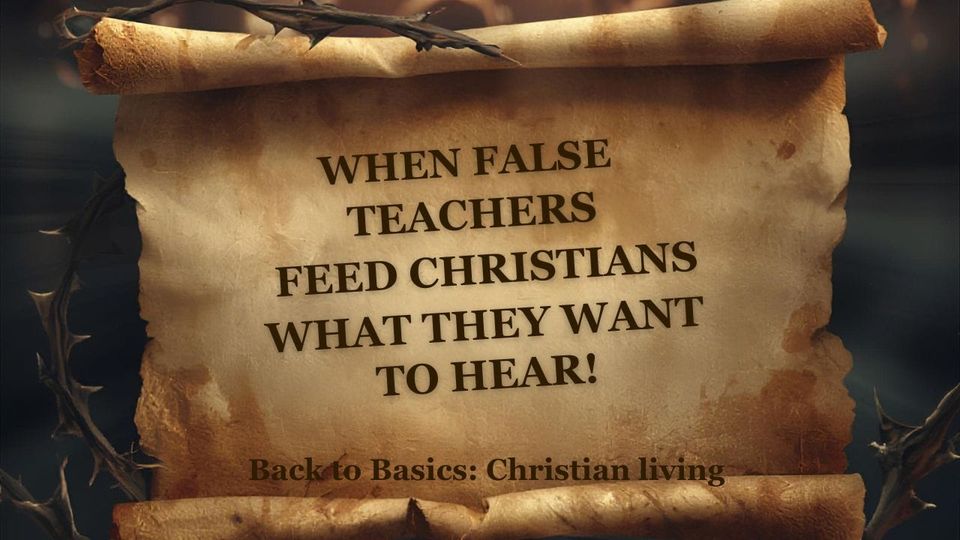 When False Teachers Feed Christians What They Want to Hear!