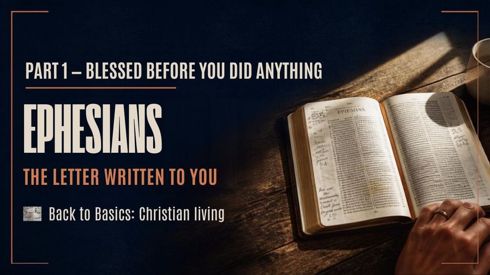 Part 1 — Blessed Before You Did Anything