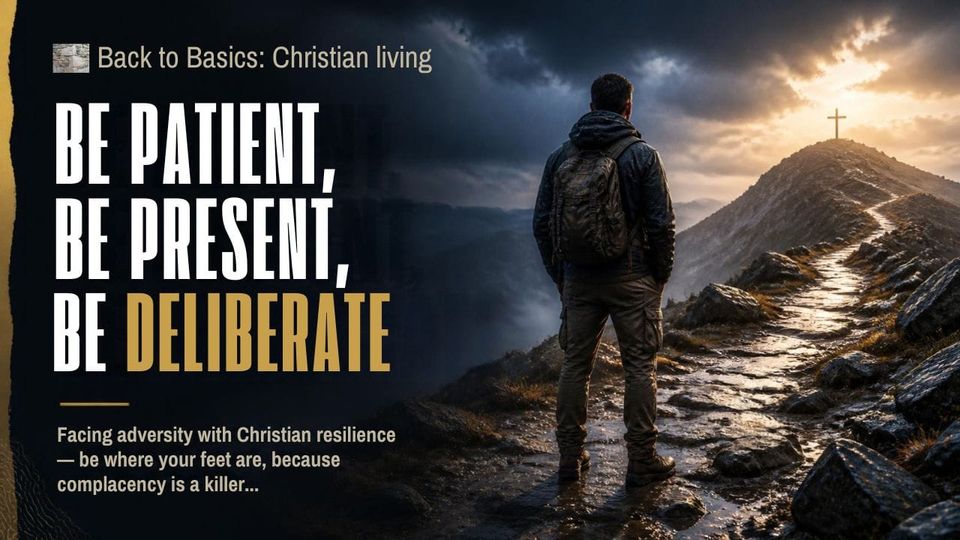 Be Patient, Be Present, Be Deliberate