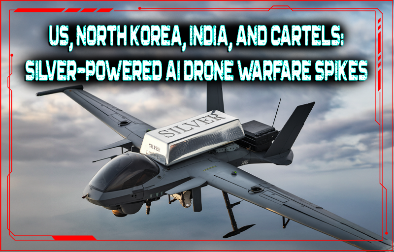 US, North Korea, India, and Cartels: Silver-Powered AI Drone Warfare Spikes