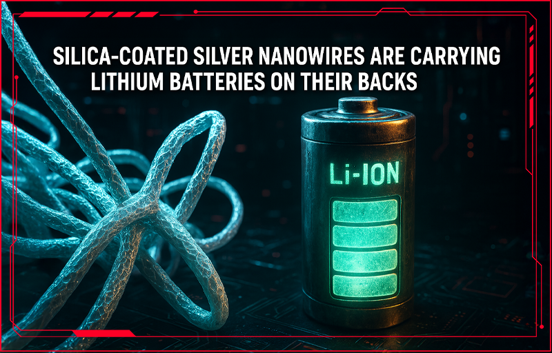 Silica-Coated Silver Nanowires Are Carrying Lithium Batteries on Their Backs