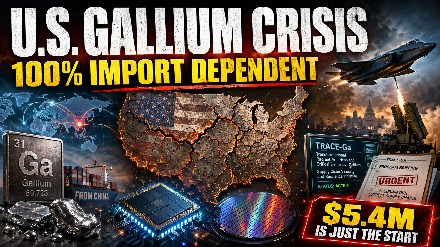 U.S. Has Zero Gallium and Why $5.4 Million Won't Save the U.S. Semiconductor Supply Chain