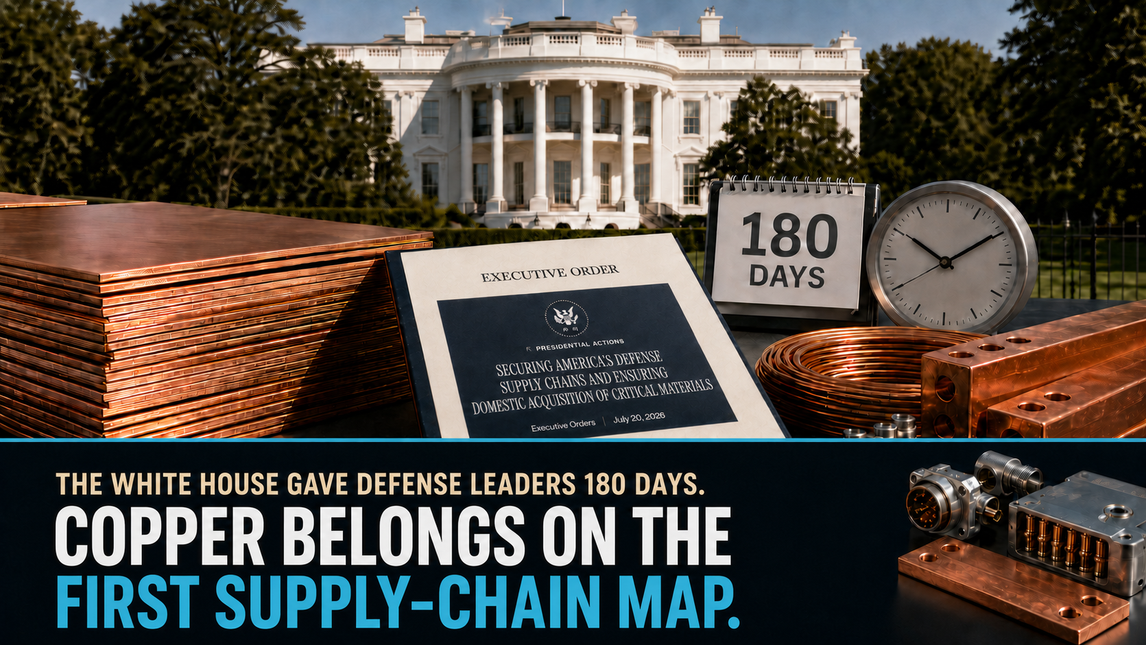 The White House Gave Defense Leaders 180 Days. Copper Belongs on the First Supply-Chain Map.