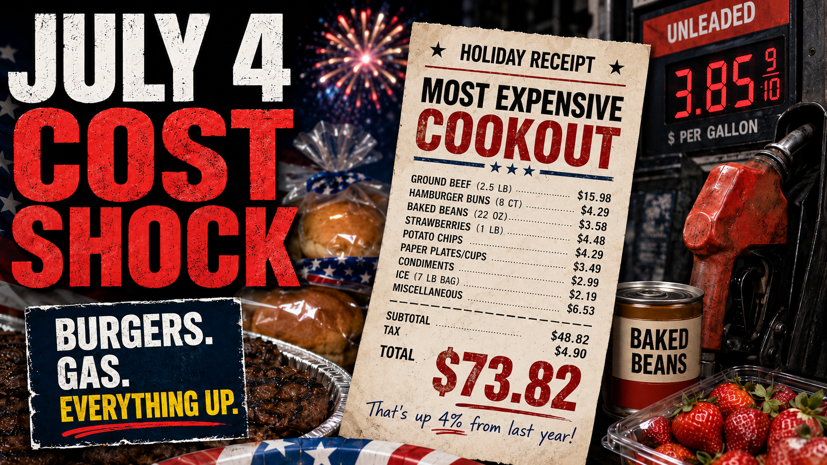 The Fourth of July Cookout Is America's Inflation Receipt