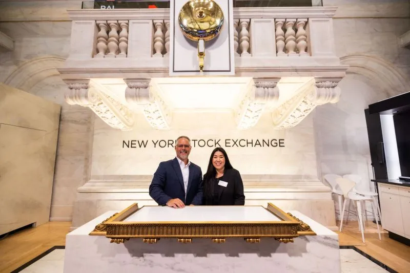 PacSci EMC’s July 8, 2025 post identifies its president Corey Christmann and CFO Jen Hays at the New York Stock Exchange. This former-employer image predates Hays’s Gunnison appointment.
