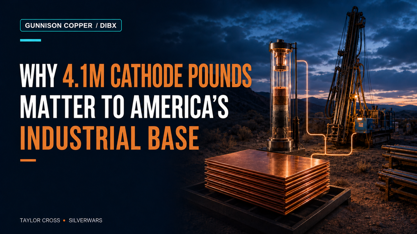 Gunnison Copper at DIBX: Why 4.1M Cathode Pounds Matter to America’s Industrial Base