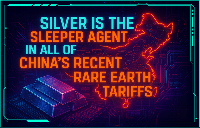 Silver Is the Sleeper Agent in All of China's Recent Rare Earth Tariffs