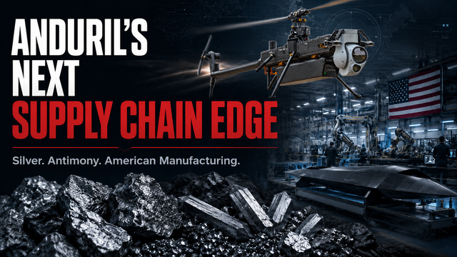 Anduril Is Building the Arsenal. Now the Mineral Supply Chain Has to Be Built With It.