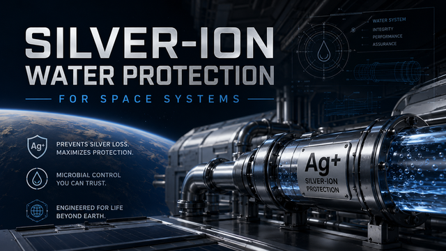 Silver Biocide Needed to Sustain Microbial Control in NASA Spacecraft Potable Water Systems