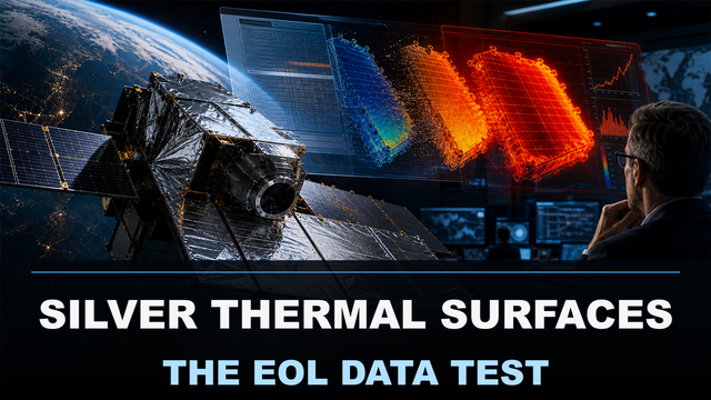 Spacecraft CEOs Should Qualify Silver Thermal Surfaces by End-of-Life Optics, Not Datasheet Alpha