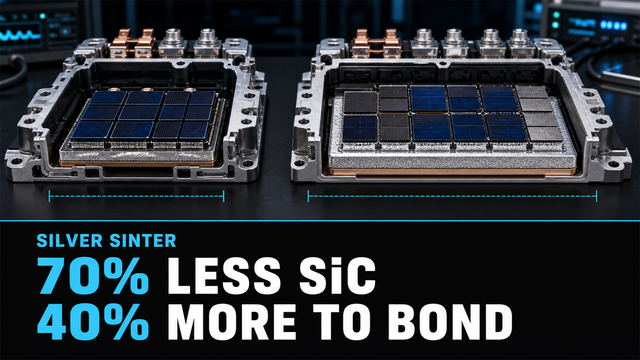 Infineon's Si/SiC Fusion Inverter Puts 40% More Die Area on Silver Sinter