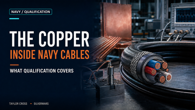 Navy Cable Makers: Copper Quality Can Protect Production Time