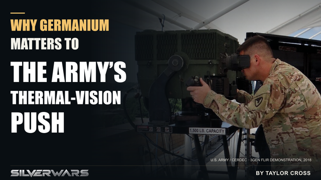 Why Germanium Matters to the Army’s Thermal-Vision Push