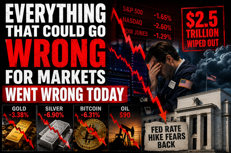 Everything That Could Go Wrong for Markets Went Wrong Today