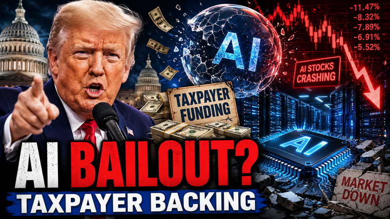 The AI Bubble Got Hit Once and Trump Is Already Floating Taxpayer Bailouts