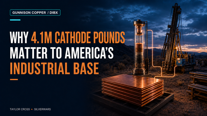 Gunnison Copper at DIBX: Why 4.1M Cathode Pounds Matter to America’s Industrial Base