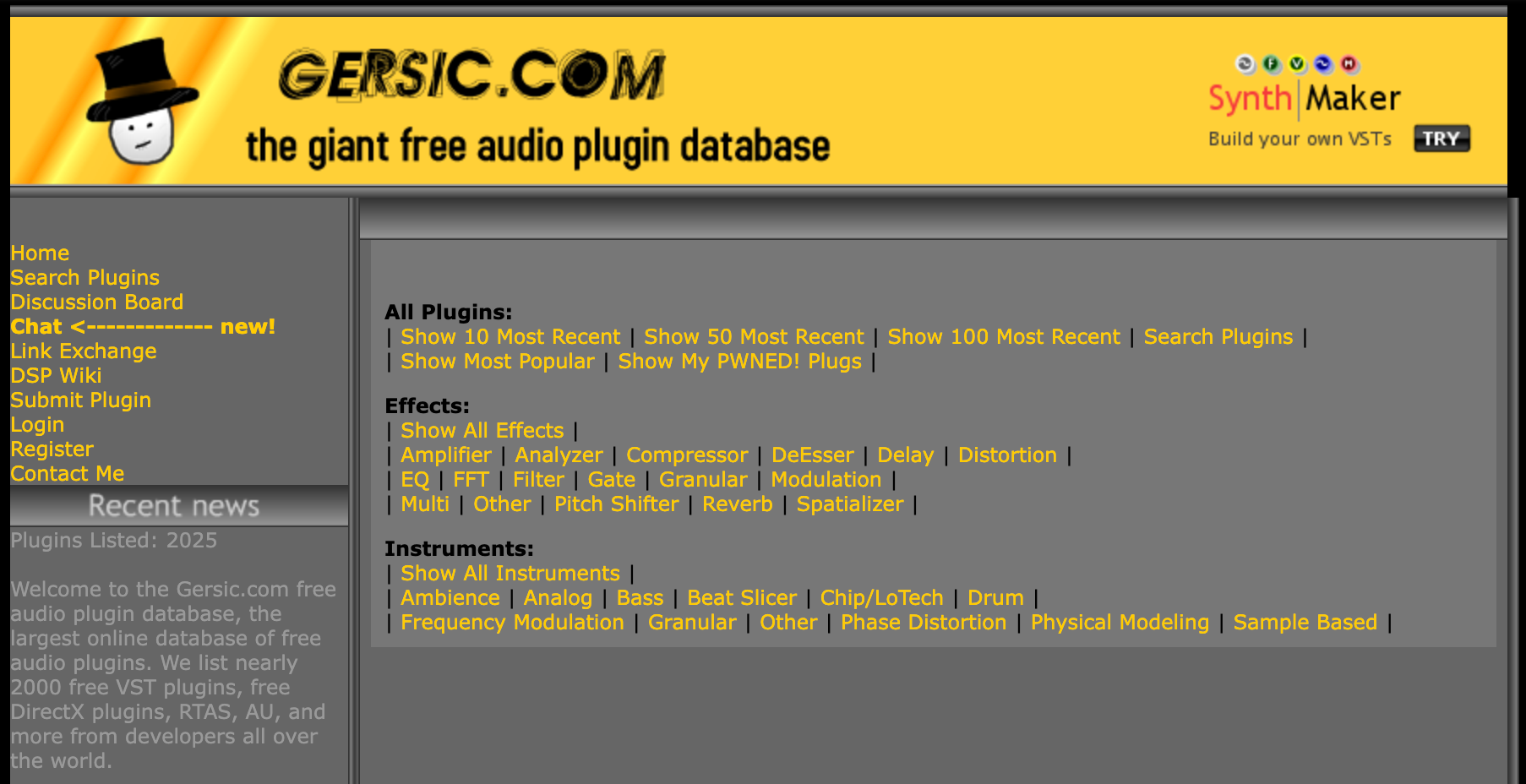 Archive: Gersic.com VSTs