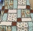 Unlike traditional quilts where seams are hidden, rag quilts have seams that are intentionally left visible and are clipped to create a fringe-like effect when washed. The key characteristic of a rag quilt is the fraying of the seams after washing, which is achieved by clipping the seam allowances. Rag quilts are typically constructed with multiple layers of fabric. A common construction involves two outer layers of fabric with a layer of batting in between. 