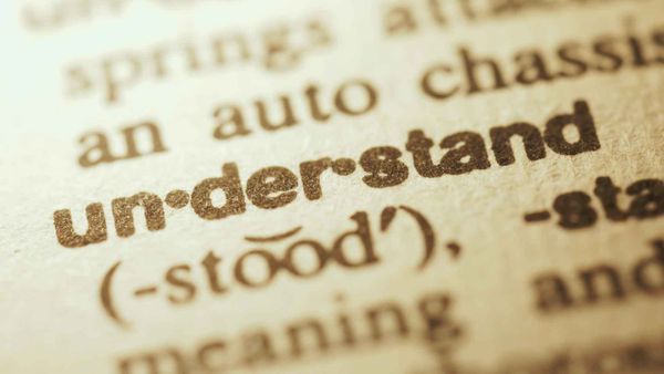 picture from dictionary page of word understand used to help illustrate understanding why bad things h