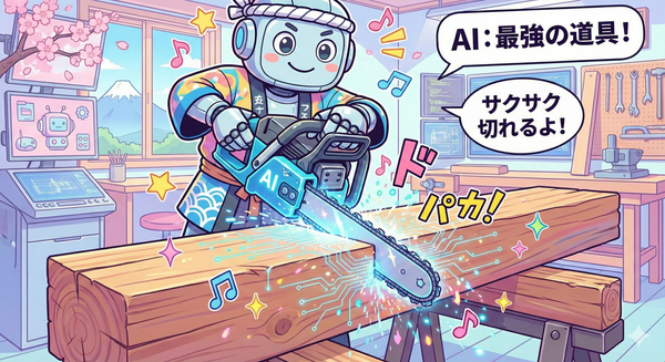AIは「魔法の杖」ではなく「電動ノコギリ」。エンジニア視点で考える、使いこなしの極意