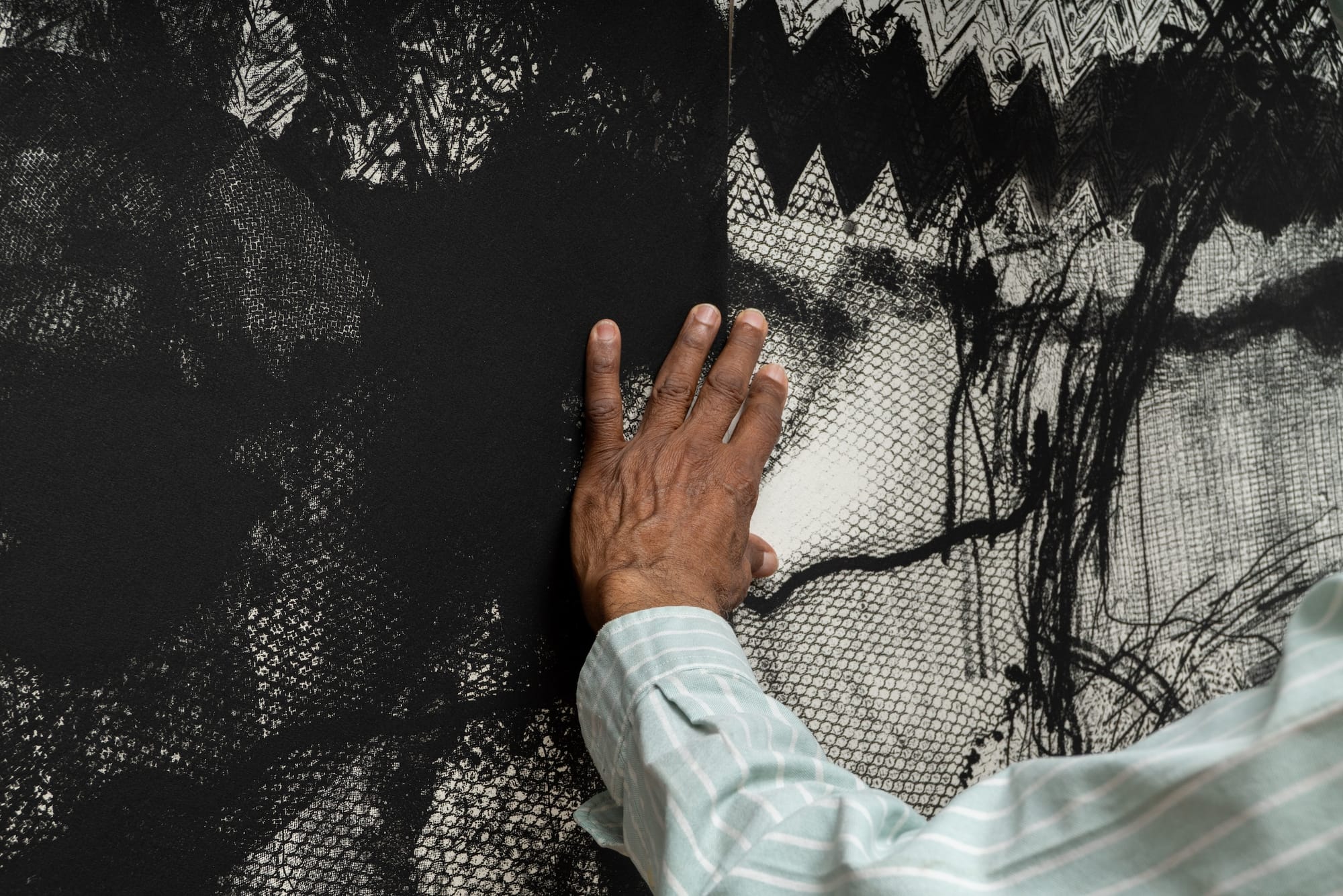 At 90, Printmaker Mohammad Omer Khalil Gets His Due