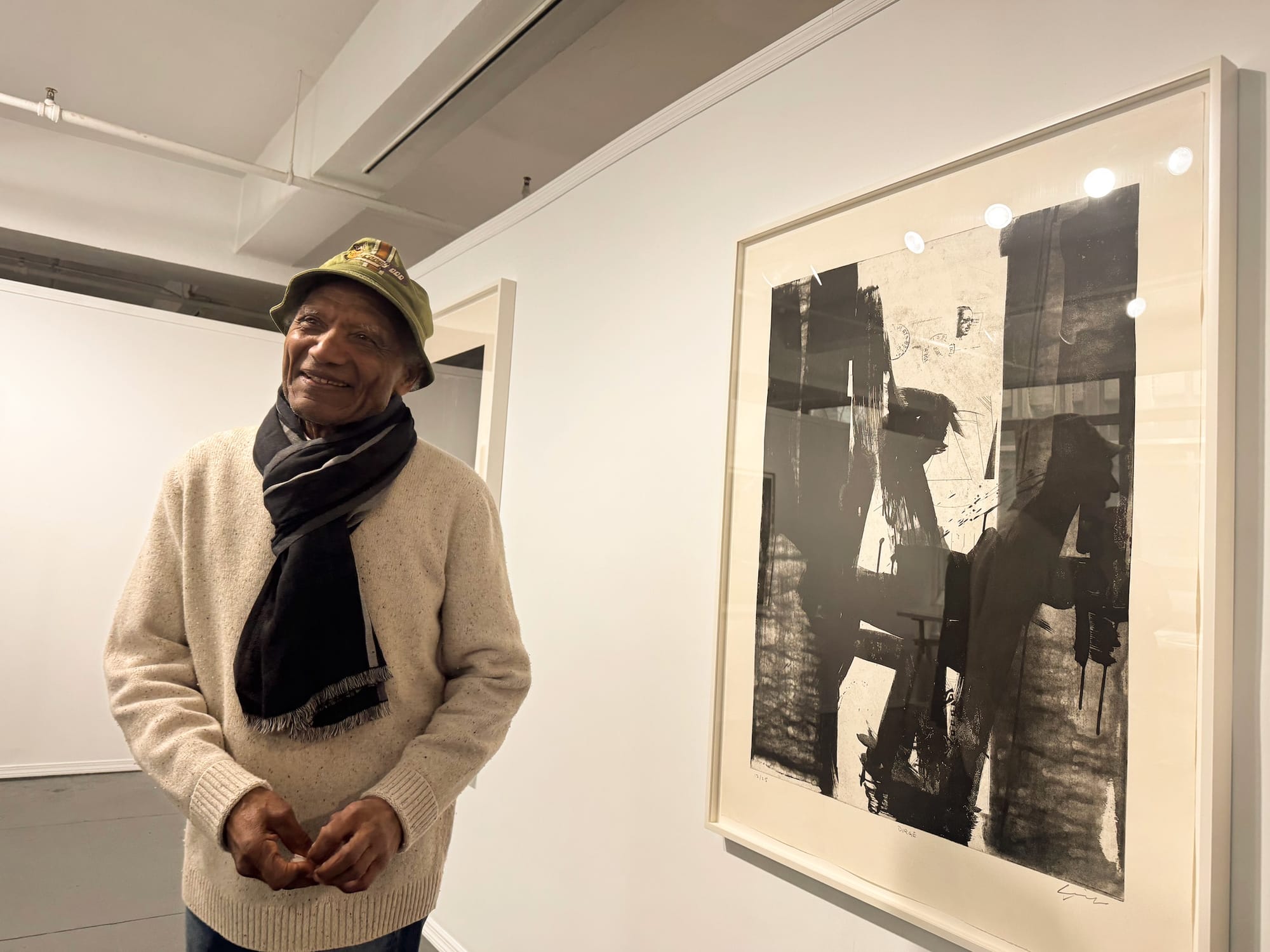 At 90, Printmaker Mohammad Omer Khalil Gets His Due