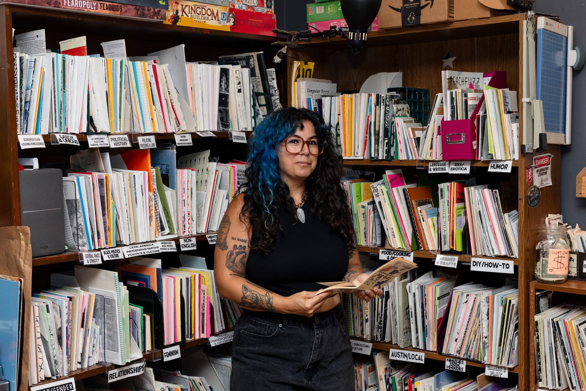 Inside the 3,000-Zine Library in a Texas Living Room
